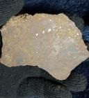 131 Gram Unclassified Meteorite Full Slice From Morocco Africa Nwa