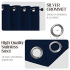 Cucraf Navy Blue Blackout Curtains 84 Inch Length 2 Panels Set  Room Darkenin   