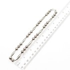 Old Pawn Sterling Silver Vintage Southwestern Navajo Pearl Chain Necklace 16 