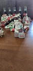 Large Lot Of Vintage Coca-cola Christmas Bottles From 1991   Ornaments From 2003