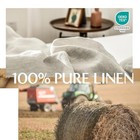  100  Duvet Cover Set  3 Pieces Belgian Flax Breathable Bedding  1 King Linen