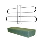 Headstone Flower Saddle Cemetery Saddles With Floral Foam Rustproof Sturdy