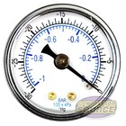 1 8  Npt 1 5  Vacuum Air Pressure Gauge 0 -30 Psi Center Back Mount