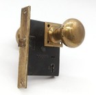 Vintage Classic Corbin Brass Passage Door Knob Set