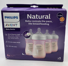 4 Ct 9oz Philips Avent Natural Baby Bottles Anti Colic Medium Flow  Bpa Free