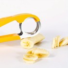 1 2pcs Banana Slicer Fruit Knife Veggie Cucumber Cutter Kitchen Gadget Bar Tools
