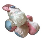 Vtg 1991 Fisher Price Puffalump Horse Zebra Stars Pink Stripes 8  Flaw Read