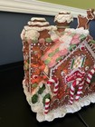 Christmas Gingerbread Fiber Optic Lighted House 10    Candy Shop Tabletop Decor