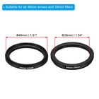46mm-39mm Step Down Ring Camera Lens Filter Adapter Ring Filter With Cloth