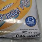 New Intex My Baby Float Ring Inflatable  33lb Max 26 5  Yellow Pool Beach Sealed