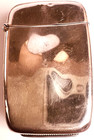 Sterling 2 Fancy Birds Vesta Case Matchsafe Art Nouveau Gorgeous Crisp Excellent