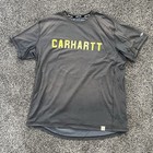 Carhartt Force Mens Lot Of 3 Relaxed Fit T Shirts Large Carbon Gray Green Yello