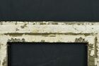 Antique Victorian White Painted Cast Iron Fireplace Insert Surround