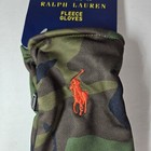 Nwt Polo Ralph Lauren Youth Fleece Gloves Camo Green L xl Touchscreen Compatible