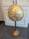 Vtg Replogle 16 x38  Commander Ii Floor Globe World Classic Series Wood Stand