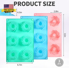 3 Pcs Bundt Cake Pans For Baking  Non-stick Silicone Molds For Baking Jellies  M