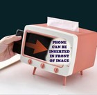 The Golden Girls Show Tv Set Kleenex Dispenser Box Smartphone Holder Sophia Rose
