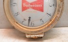 Rare Vintage Budwiser Bow Tie Pocket Watch Beer Sign Light Clock Collectible
