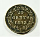 Canada Newfoundland 1873 Silver 20 Cents Vf