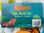 Vintage Disney Pixar Finding Nemo Jay Franco Bath Towel Set New 2pc