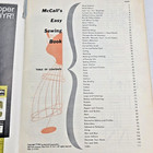 Vintage Sears   Mccall s Easy Sewing Softcover 1962 Illustrated Book Vintage Mcm