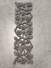 Cast Iron Rose Flower Vine Ornate Antique Wall Architectural Decor 27   x 8   