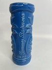 Tommy Bahama Tiki Mug Glass Blue Rum Ceramic Hawaiian Theme 7  Tall