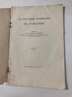 La Politique Exterieure De La Bulgarie 1929 Sofia