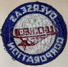 G W Lawrence Collection Lockheed Overseas Corporation Patch Inv 33-2
