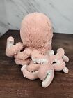      jellycat Odell Octopus Stuffed Animal Plush Pink Beige Scrunchy Legs Toy     