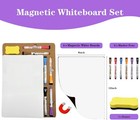 Magnetic Whiteboard For Fridge White Board 12 x8  4 Pack Magnetic Dry Erase