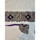 Baba Clothing La Embellished Beaded Sash Belt Purple India Handmade