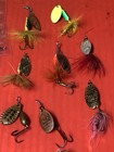 Fishing Lures Lot  Rooster Tail  Mepps  Triple Teaser  Bolo  Pflueger  Hus Lure