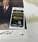 President Gerald Ford  Autographed 8x10 Photo  Jsa Coa