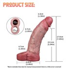Thick Penis Sheath Male Bigger Sleeve Girth Reusable Condom Extender Enlarger Us