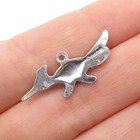 Maisels Indian Old Pawn 925 Sterling Silver Vintage Turquoise Roadrunner Pendant