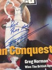 Greg Norman Signed autographed 1993 Sports Illustrated British Open