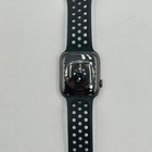 Unlocked Apple Watch Series 7 45mm Graphite Stainless Steel Black Nikesport Band