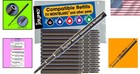 24 Black Ballpoint Pen Refills For Montblanc 128211 - 1mm Medium Tip Quality Ink