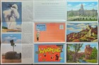 Rare  Bill Skacel Cartoon Novelty Wyoming Map 1946 Unmailed Nice Condition 