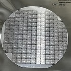 4 Inch Silicon Wafer With Square Die And Silver Backing  As Pictured