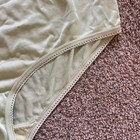 Vtg Jcpenny Satin Silky Nylon Panties 10 Grn Sexy Sheer High Waist Granny Sissy