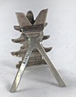 Vintage Japanese 950 Sterling Traditional House Place Card Holder 