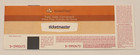 Wicked Gershwin Theatre Broadway Show Play Ticket Stub Orchestra Seat 8 17 2005 