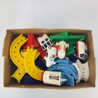 Vintage Tomy Grippidee Gravidee Sets Rockets Space Toy   56 Pieces   5 Rockets