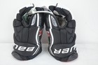 Bauer Vapor 1x Lite Hockey Gloves Black white Junior Size 12  1017-6129 