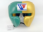 Winning Co-fg-2900 Headgear   Co-cps-500 Groin Protector Set Green Gold M