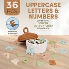 Magnetic Letters Numbers 26 Uppercase Alphabet 0-9 Fridge Magnets Toddler Joycat