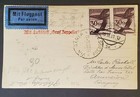 1931 Austria To Brazil To Asunci  n Paraguay Lz 127 Graf Zeppelin Postcard Cover