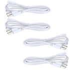 4ft Power Cables 3-pin For T5 T8 Led Tube Light Fixtures Plug Cord Wires 1 2m Us